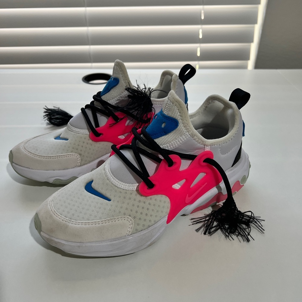 Nike React Presto - White Hyper Pink GS Unisex